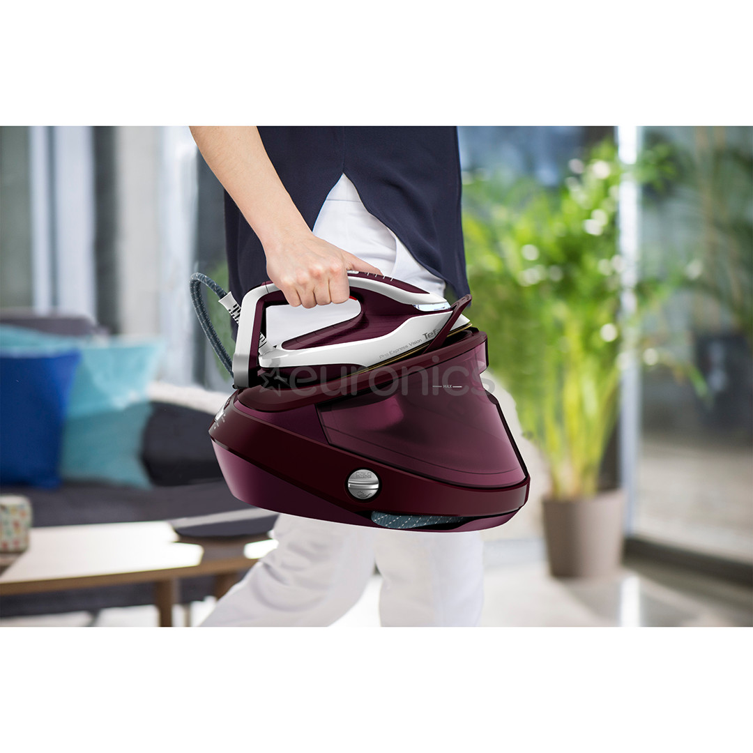 Tefal Pro Express Vision, 3000 Вт, бордовый/белый - Гладильная система