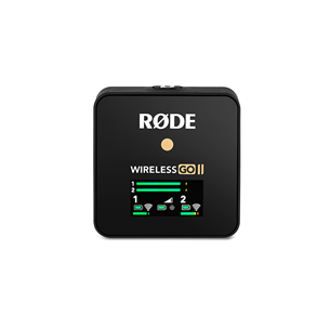 RODE Wireless GO II, 3.5 mm, USB-C, black - Wireless Microphone