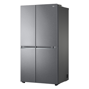 LG, высота 179 см, 655 л, нерж. сталь - SBS-холодильник