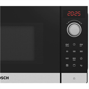 Bosch, 20 L, 800 W, roostevaba teras - Mikrolaineahi grilliga