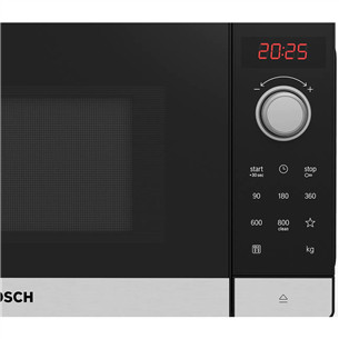 Bosch, 20 L, 800 W, inox - Microwave Oven