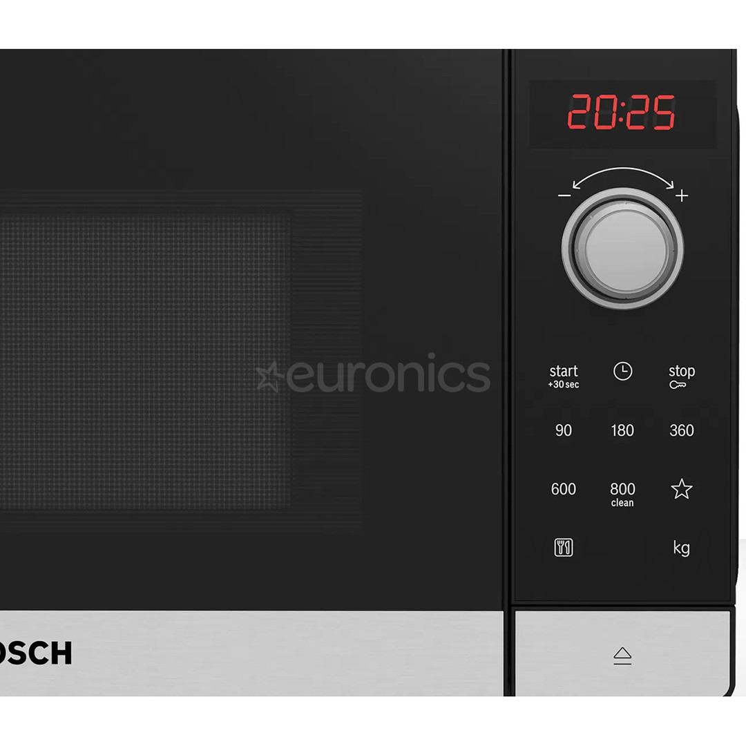 Bosch, 20 L, 800 W, inox - Microwave Oven