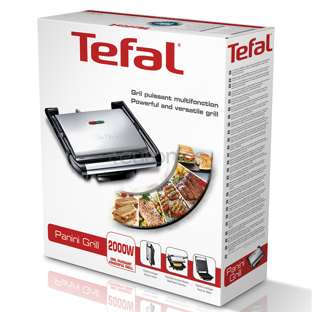 Tefal Inicio, 2000 W, black/inox - Table grill