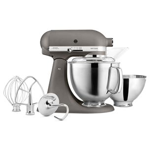 KitchenAid Artisan Exclusive, 4.8 L/3 L, 300 W, grey - Mixer 5KSM185PSEGR