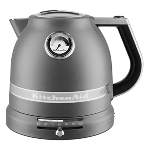 KitchenAid Artisan, reguleeritav temperatuur, 1,5 L, hall - Veekeetja