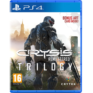 PS4 game Crysis Remastered Trilogy 884095200855
