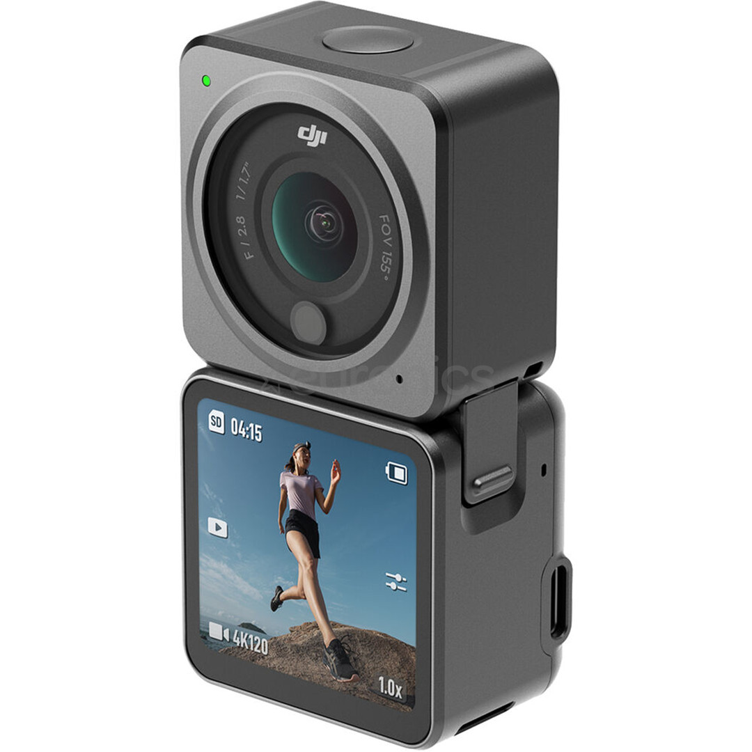 DJI Action 2 Dual screen, must - Seikluskaamera