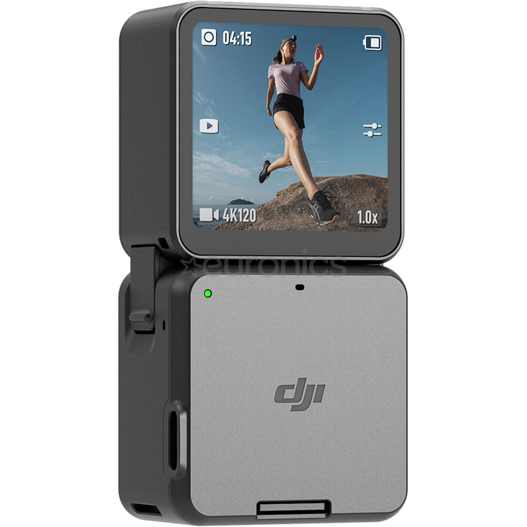 DJI Action 2 Dual screen, must - Seikluskaamera