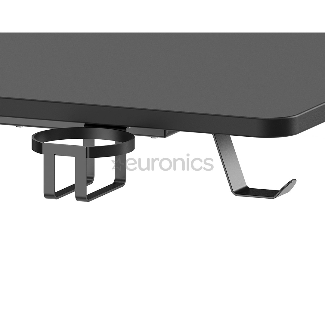 Deltaco Gaming DT410, must - Elektriliselt reguleeritav laud