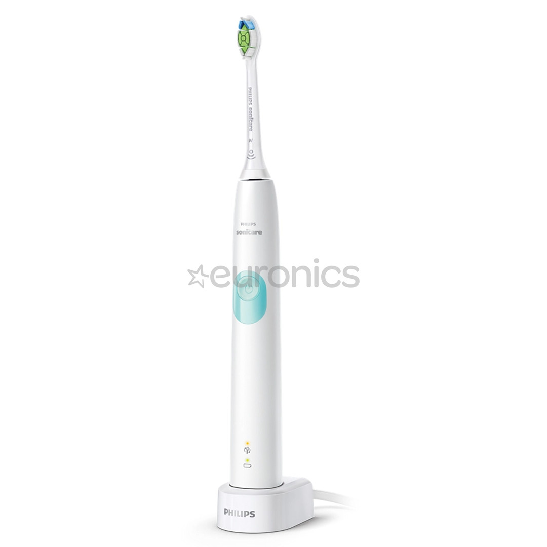 Philips Sonicare ProtectiveClean 4300, белый/зеленый - Электрическая зубная щетка
