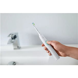 Philips Sonicare ProtectiveClean 4300, белый/зеленый - Электрическая зубная щетка