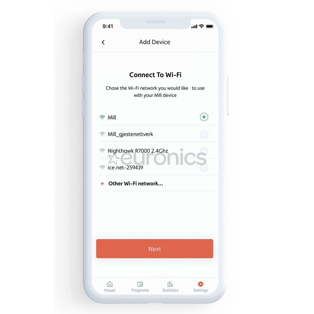 Mill Gentle Air WiFi, 1500 Вт, белый - Масляный радиатор