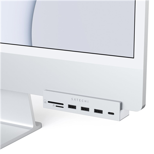 Satechi iMac 24'' (2021), USB C, серебристый - Хаб USB-C