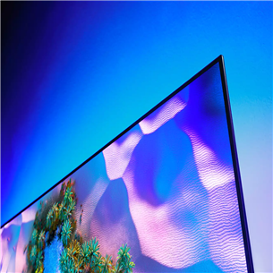 Philips OLED 4K UHD 65", jalg keskel, helehall - Teler