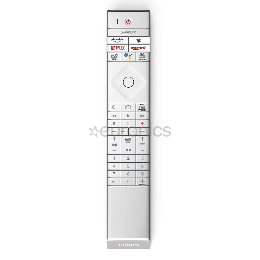 Philips OLED 4K UHD 65", central stand, light gray - TV