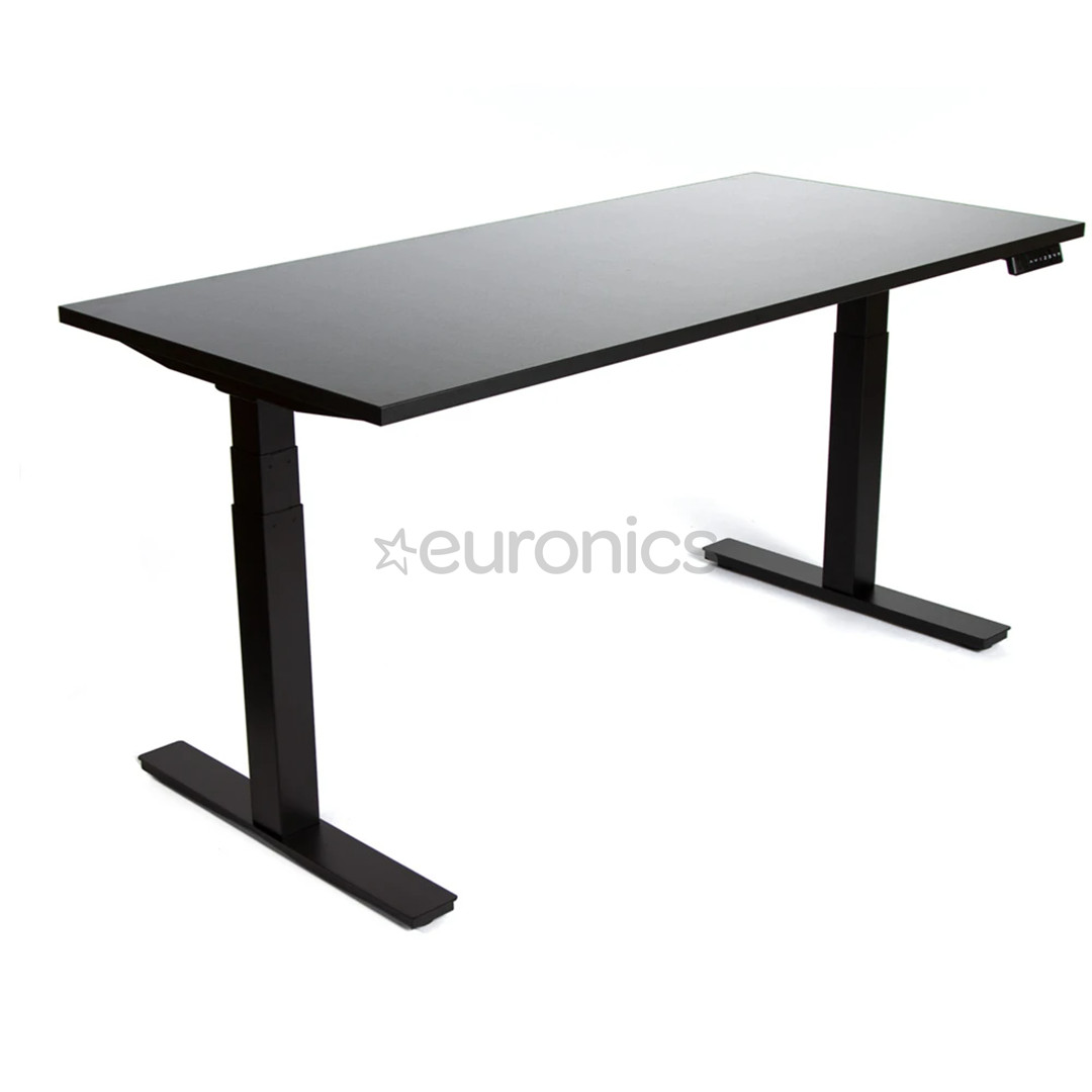 Seisuk PRO, must - Elektriliselt reguleeritav laud