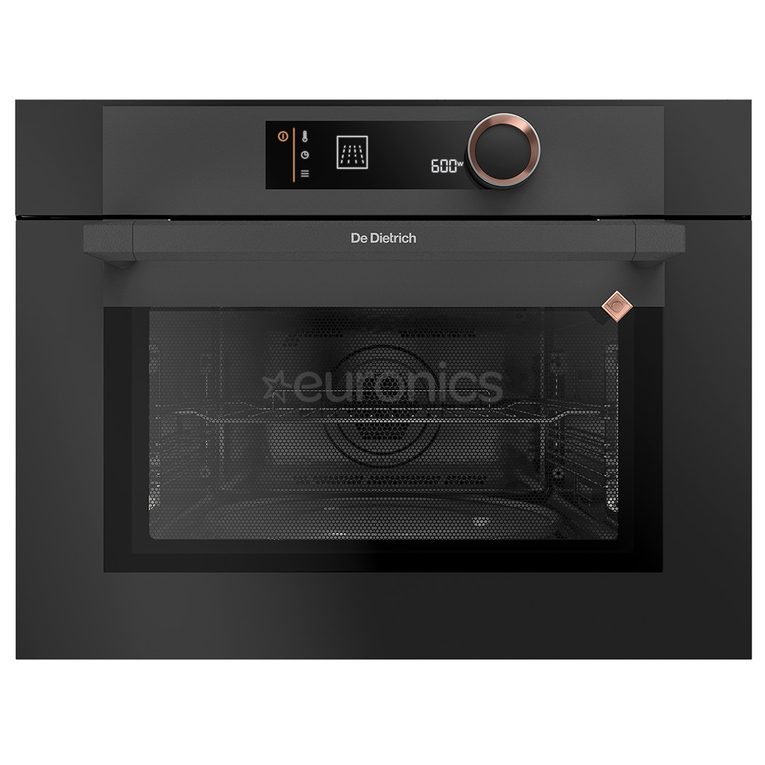 De Dietrich, 40 L, 1000 W, black - Built-in Microwave Oven with Grill
