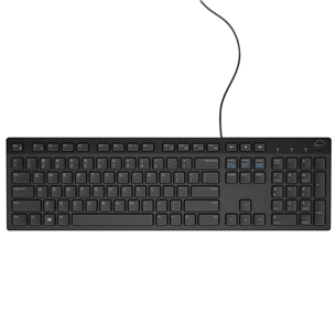 Dell KB216 Standard, EST, must - Klaviatuur 580-ADHG