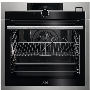 AEG Steamboost 8000, steam cleaning, 70 L, inox - Built-in Steam Oven