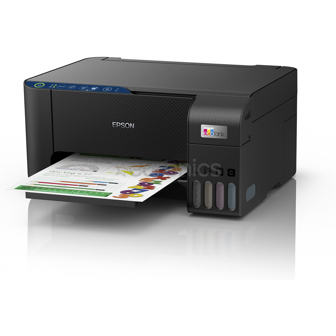Epson EcoTank L3251, WiFi, черный - Многофункциональный цветной струйный принтер