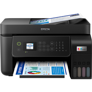 Epson EcoTank L5290, WiFi, LAN, must - Multifunktsionaalne värvi-tindiprinter