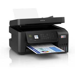 Epson EcoTank L5290, WiFi, LAN, must - Multifunktsionaalne värvi-tindiprinter