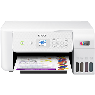Epson EcoTank L3266, WiFi, valge - Multifunktsionaalne värvi-tindiprinter C11CJ66412