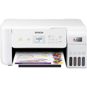 Epson EcoTank L3266, WiFi, valge - Multifunktsionaalne värvi-tindiprinter