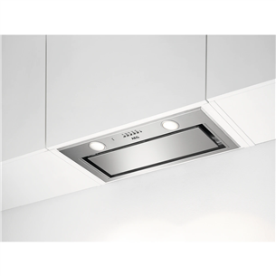 AEG 6000 Hob2Hood, 700 m³/h, laius 54 cm, roostevaba teras - Integreeritav õhupuhasti