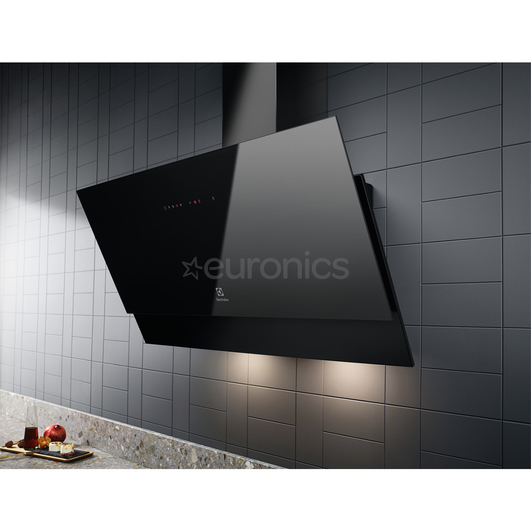 Electrolux, 380 м³/ч, ширина 89,8 см, черный - Интегрируемая вытяжка