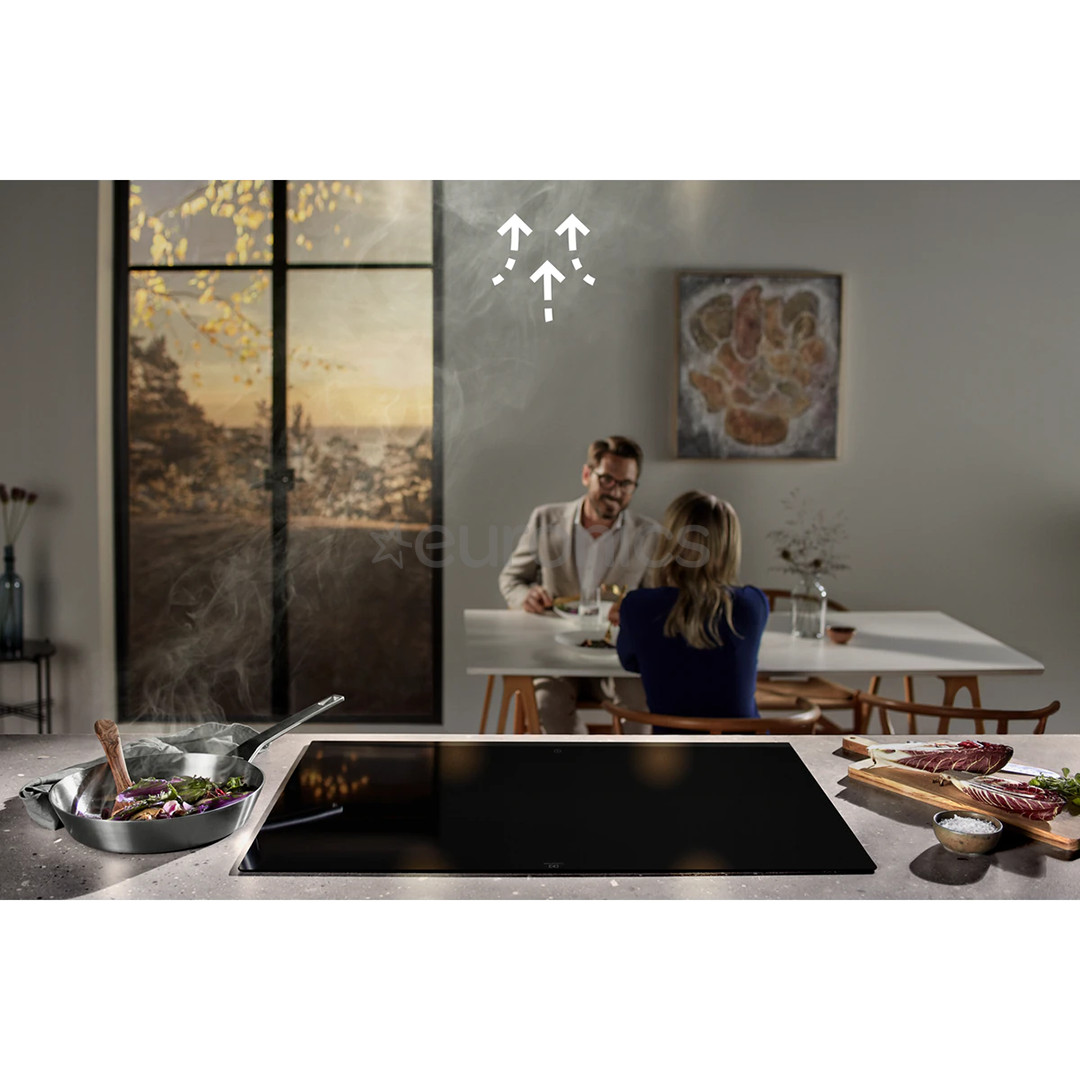 Electrolux, 380 м³/ч, ширина 89,8 см, черный - Интегрируемая вытяжка