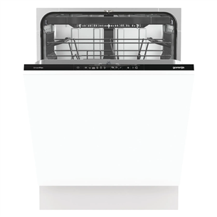 Gorenje, 16 комплектов посуды, ширина 59,6 см - Интегрируемая посудомоечная машина GV661D60