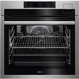 AEG SteamPro 9000, 255 eelseadistatud programmi, 70 L, roostevaba teras - Integreeritav auruahi BSE798380M