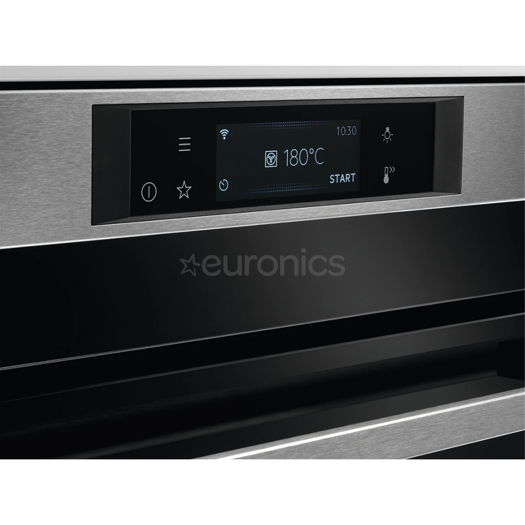 AEG SteamPro 9000, 255 настроенных программ, 70 л, нерж. сталь - Интегрируемый паровой духовой шкаф