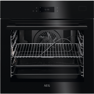 AEG SteamBoost 8000, 225 preset programs, 70 L, black - Built-in Steam Oven