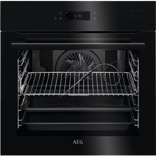 AEG SteamBoost 8000, 225 preset programs, 70 L, black - Built-in Steam Oven BSE788380B