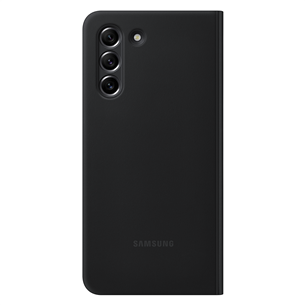 Samsung Galaxy S21 FE Smart Clear View, темно-серый - Чехол для смартфона