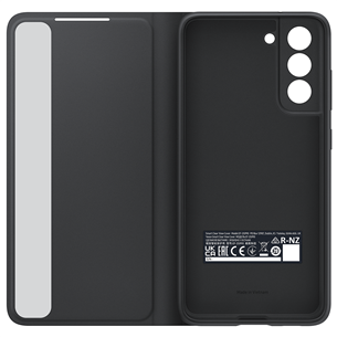 Samsung Galaxy S21 FE Smart Clear View, dark gray - Smartphone cover