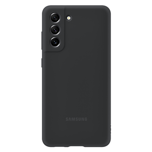 Samsung Galaxy S21 FE, dark gray - Smartphone silicone cover EF-PG990TBEGWW