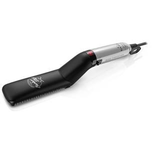 GA.MA Barber Style, 165 °C, black/silver - Beard straightener GIB4005