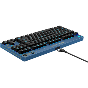 Logitech G Pro, League of Legends Edition, GX Brown Tactile, US, sinine - Mehaaniline klaviatuur