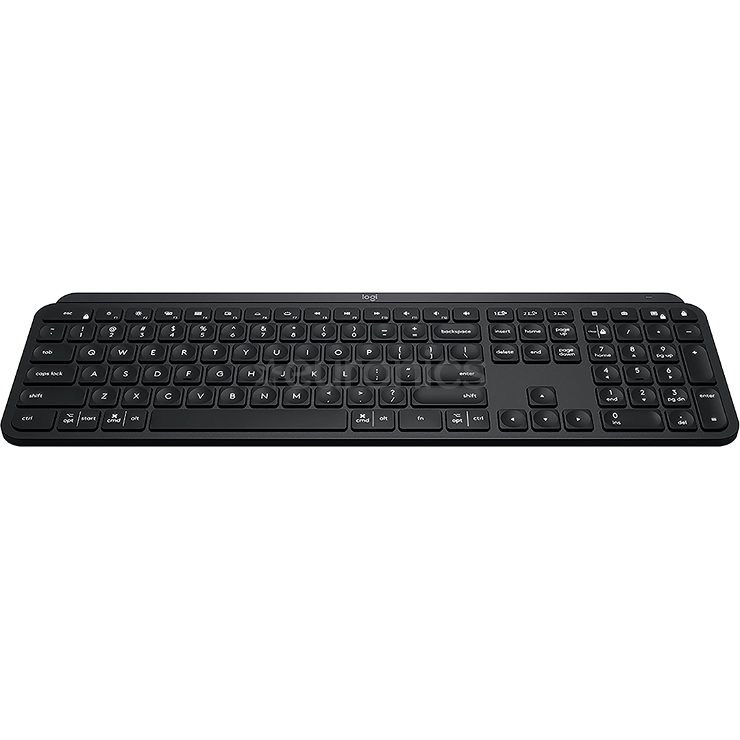 Logitech MX Keys Plus, SWE, must - Juhtmevaba klaviatuur