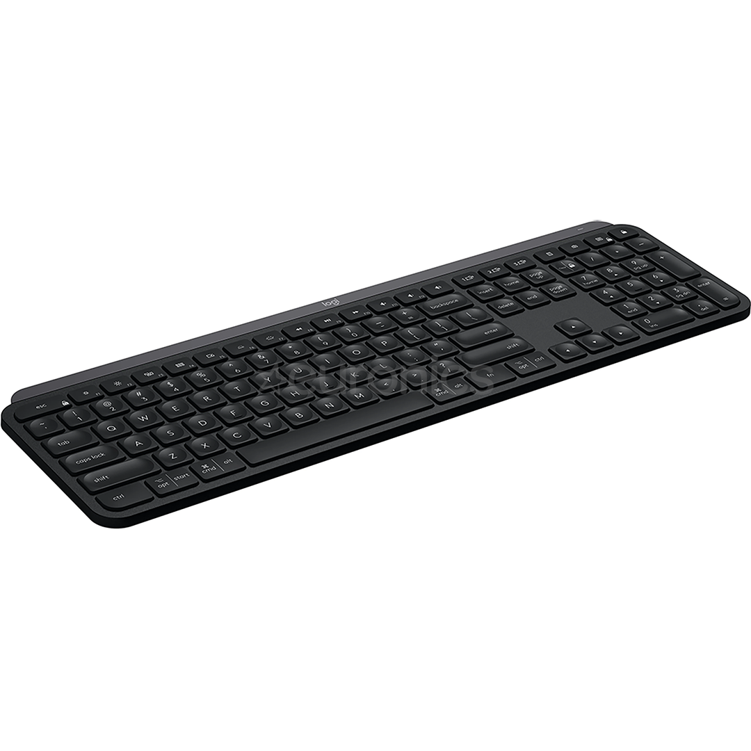 Logitech MX Keys Plus, SWE, must - Juhtmevaba klaviatuur
