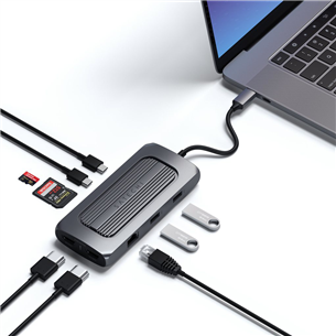 Satechi USB-C Multiport MX, kosmosehall - USB jagaja