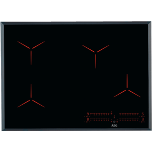 AEG, width 71 cm, frameless, black - Built-in Induction Hob