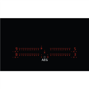 AEG, laius 71 cm, raamita, must - Integreeritav induktsioonpliidiplaat
