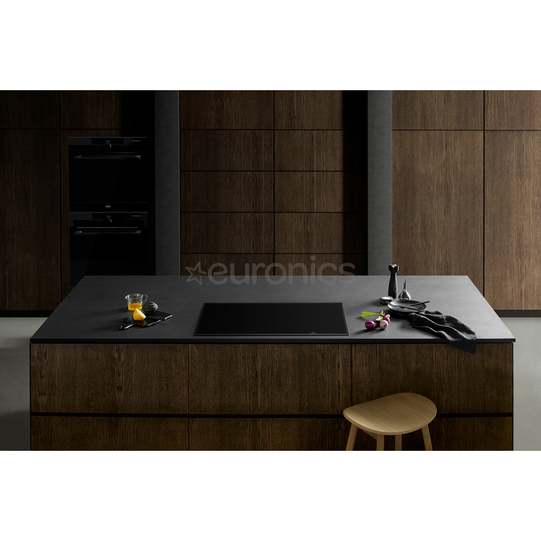 AEG, laius 71 cm, raamita, must - Integreeritav induktsioonpliidiplaat