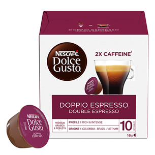 Nescafe Dolce Gusto Doppio Espresso, 16 portions - Coffee capsules