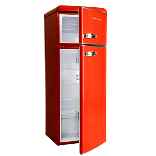 Snaige, 209 л, красный - Холодильник в стиле ретро