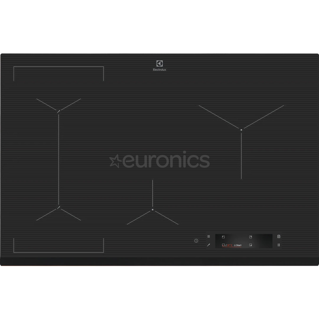 Electrolux 900 SensePro, width 78 cm, frameless, dark grey - Built-in Induction Hob